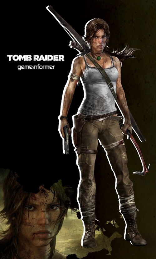 TOMB RAIDER GameInformer Lara Croft Concept Art