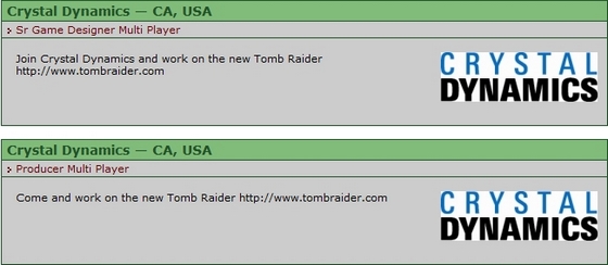 Job Announcement for TOMB RAIDER Multiplayer