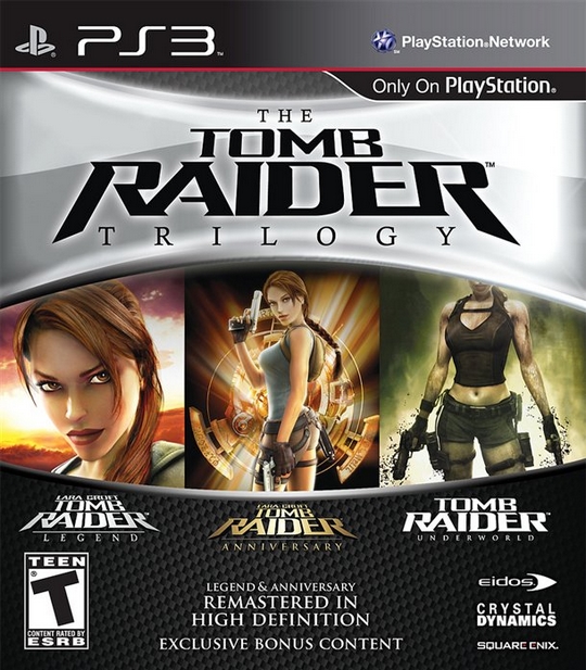 Tomb Raider Trilogy Official PlayStation 3 Boxhot