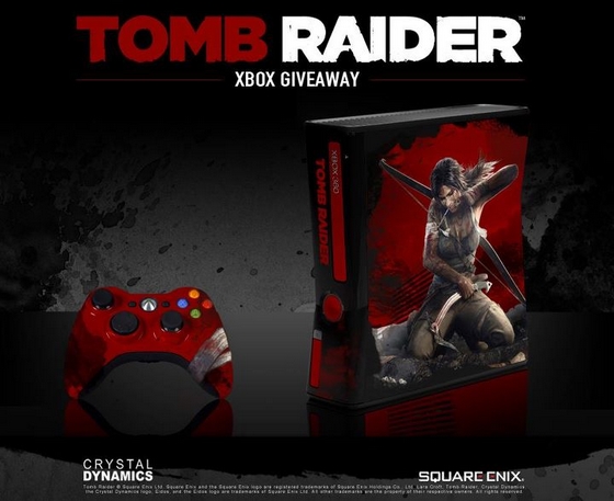 Xbox360 Giveaway TOMB RAIDER Design