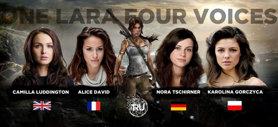 International Voice Actresses of Lara Croft in TOMB RAIDER